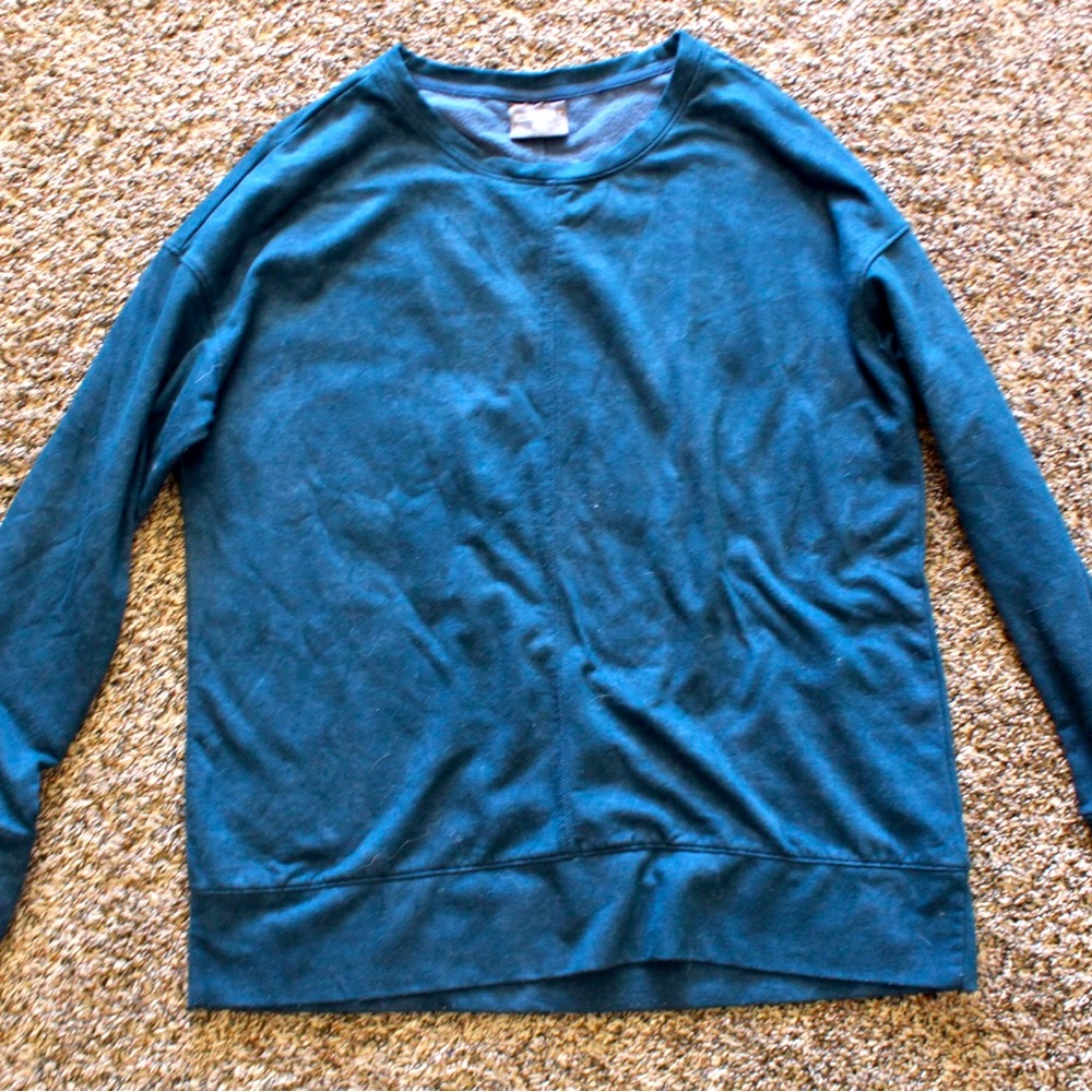 32 Degrees Heat Long-Sleeve Blue Shirt